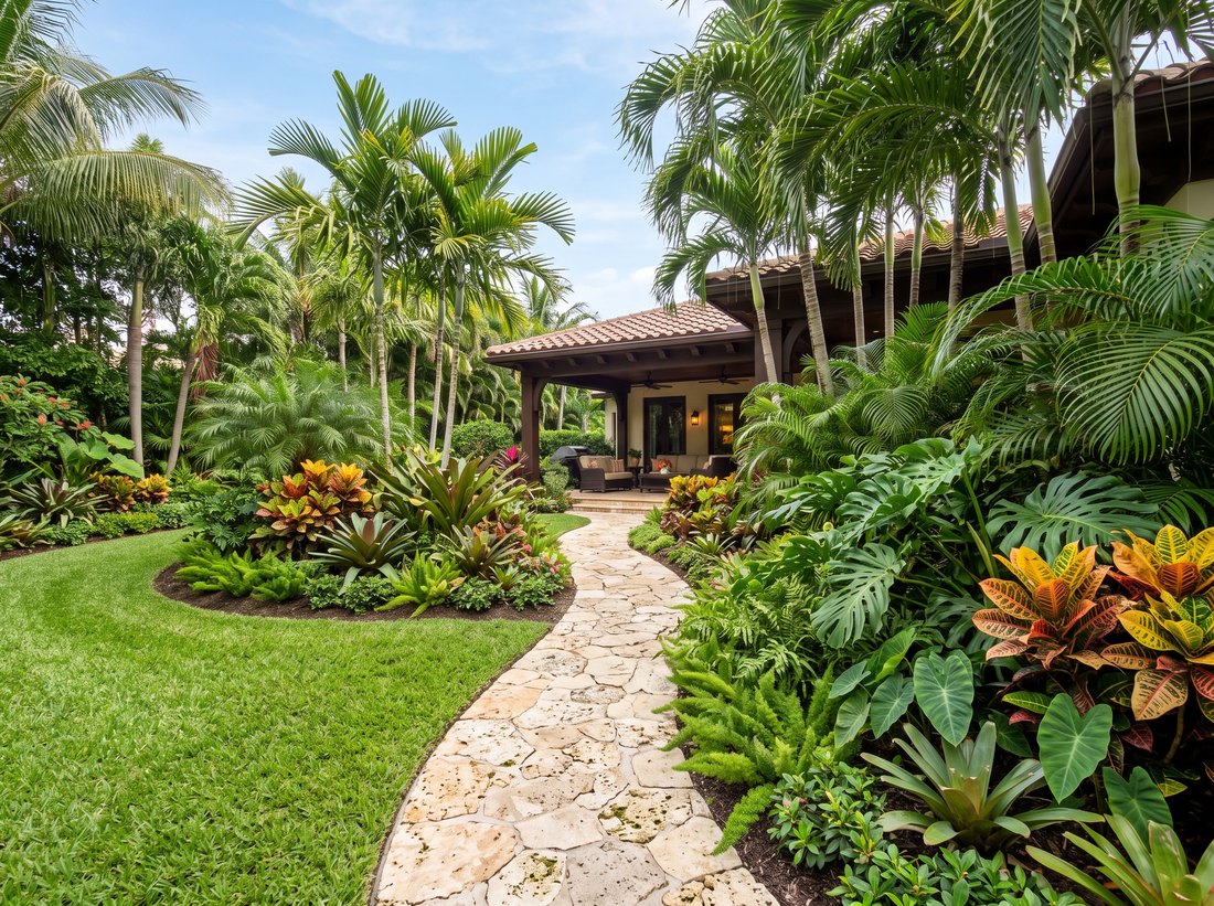 Garden Path and Planting Beds, daylight, lighting off